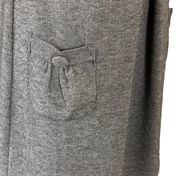 En Focus Studio Short Sleeve Pocket Dress Sz 8 Gray 35P - Picture 6 of 8